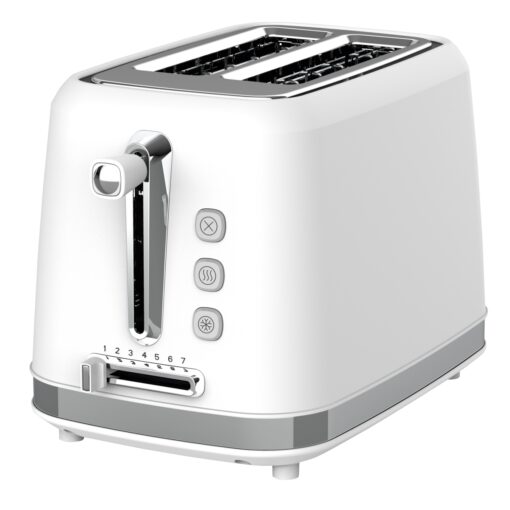 ROMANA 2 SLICE PLASTIC WHITE TOASTER
